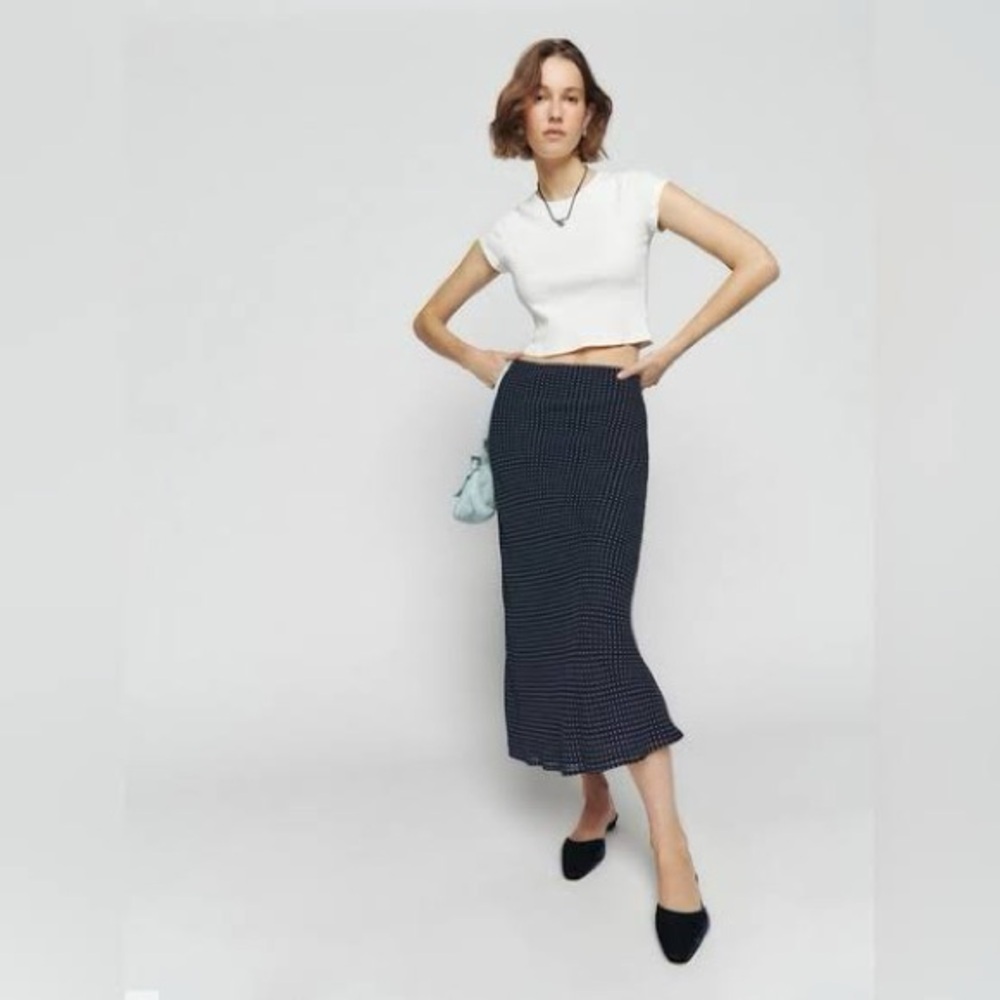Reformation Layla Polka Dot Skirt